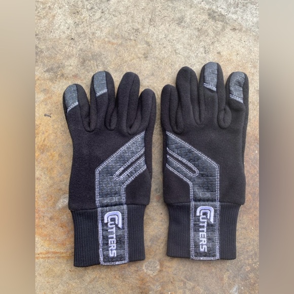 Cutters Coaches 022 football gloves large black - Picture 4 of 5